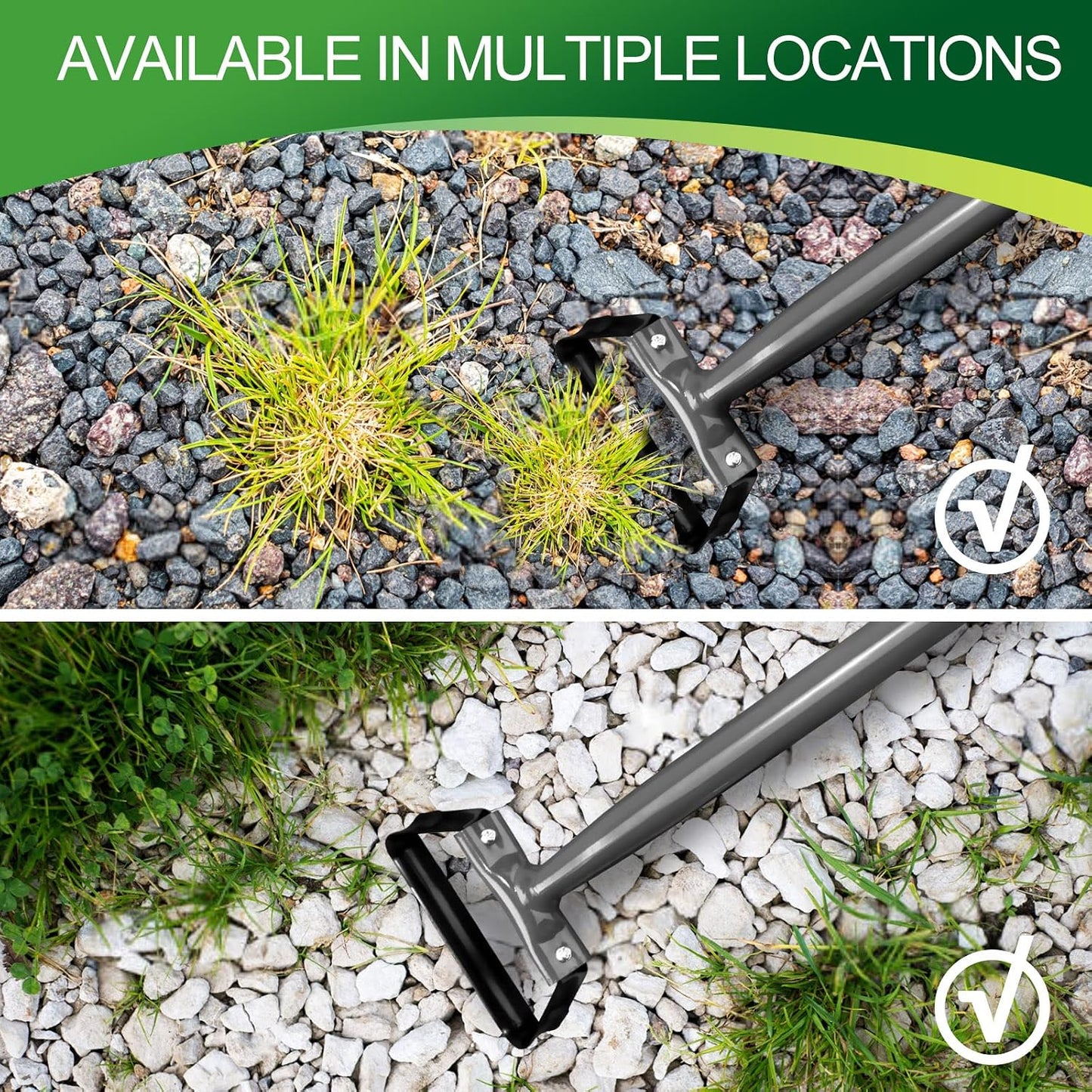 Stirrup Hoe,Garden Hand Scuffle Hoe for Weeding and Soil Loosening