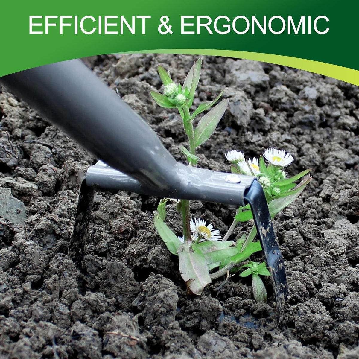 Stirrup Hoe,Garden Hand Scuffle Hoe for Weeding and Soil Loosening