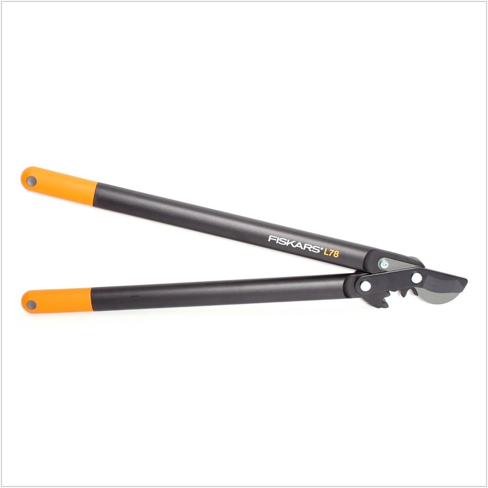 PowerGear Lopper Bypass, Hook Head (L) L78, Power Gear II system, Non-stick coating, Cutting Diameter : 5 cm, Hardened steel, Length: 70 cm, Black/Orange, 1000584