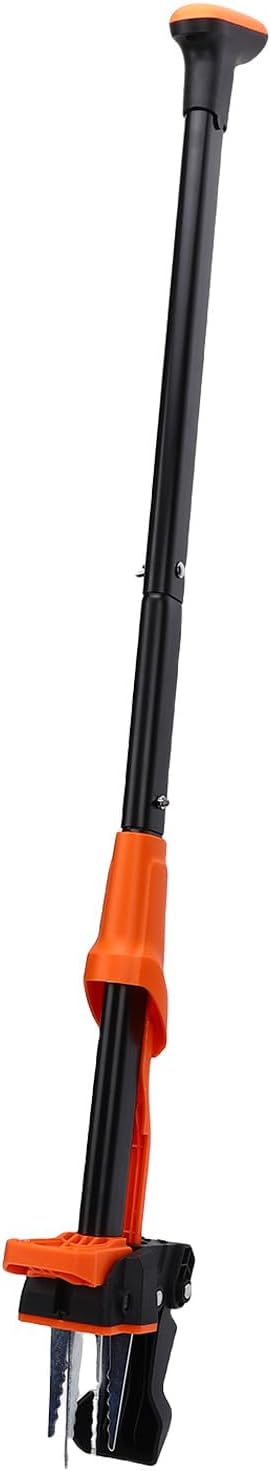 Stand Up Weed Puller Tool, 4 Claw Weeder with Easy Eject Mechanism and Foot Pedal for Garden Courtyard, Dandelions Thistles Removal