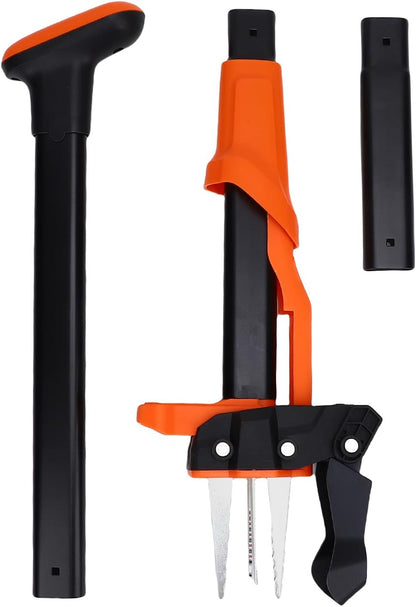 Stand Up Weed Puller Tool, 4 Claw Weeder with Easy Eject Mechanism and Foot Pedal for Garden Courtyard, Dandelions Thistles Removal