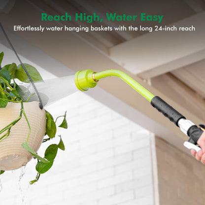 Heavy Duty Metal Watering Wand 24 Inches, Water Wand for Garden Hose