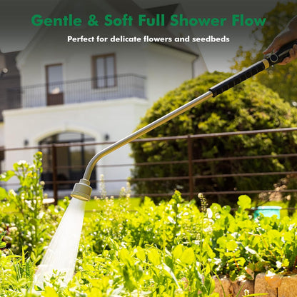 Heavy Duty Metal Watering Wand 24 Inches, Water Wand for Garden Hose