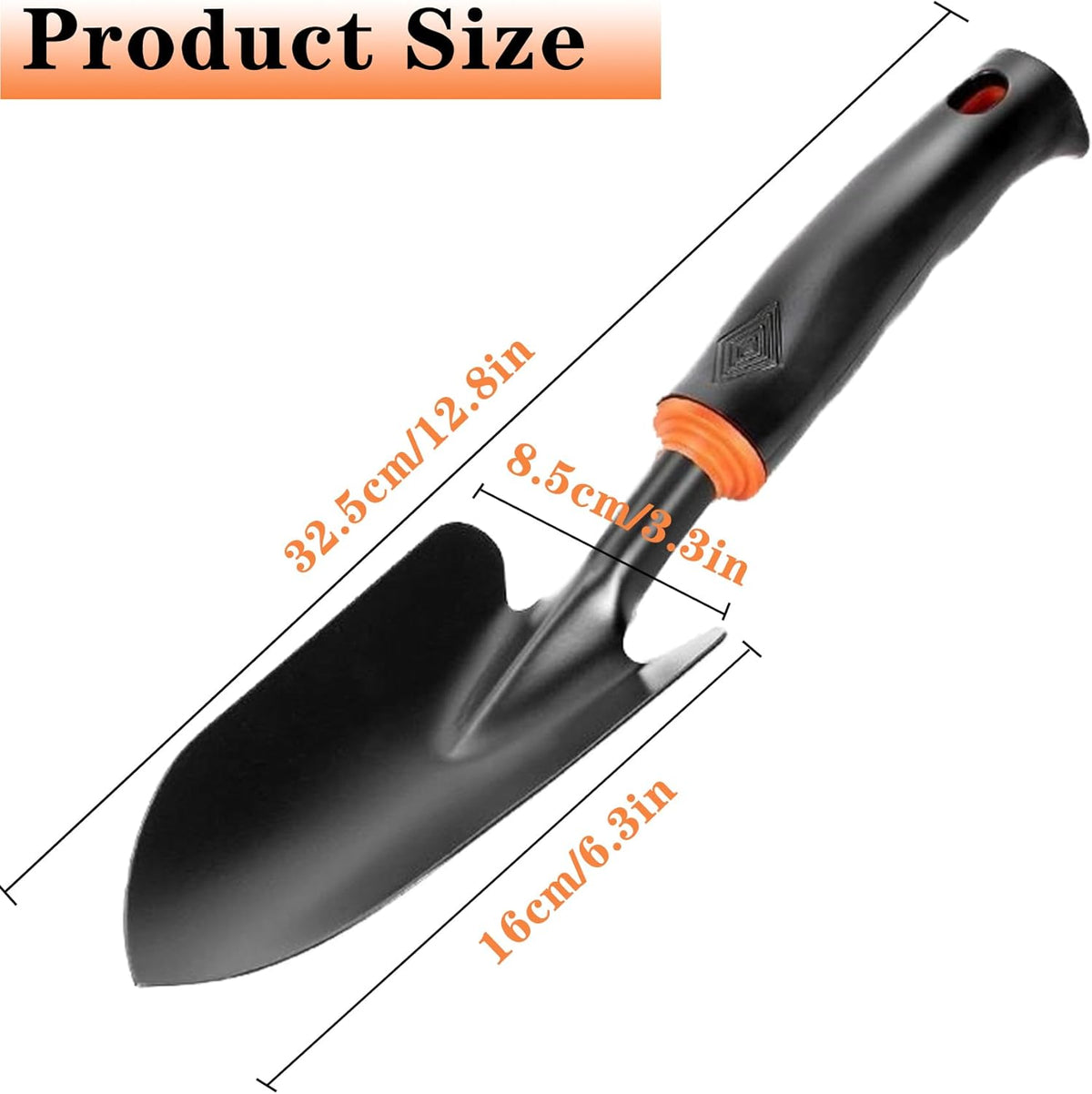 Garden Trowel Hand Shovel Heavy Duty Gardening Trowel with Ergonomic Grip