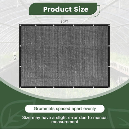 10 X 12 FT 60-70% Heavy Duty Mesh Tarp Shade Cloth - Colors B