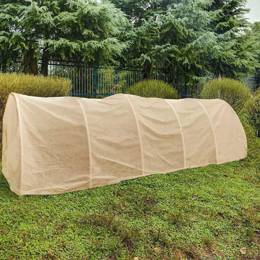 Plant Covers Freeze Protection Floating Row Covers 5'x25' 0.9oz Plant Covers Freeze Sun Protection,Frost Cloth for Vegetables,Jute Color