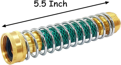 Brass Garden Hose Splitter 3/4" GHT Swivel Y Connector, 2PCS