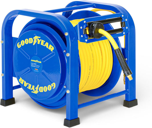 Retractable Air Hose Reel, 3/8" x 100 Feet, 300 PSI