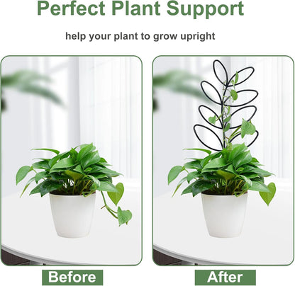 23in Plant Trellis for Climbing Plants Indoor, 4 Shapes