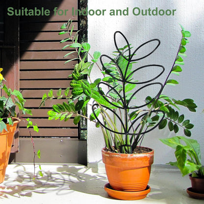 23in Plant Trellis for Climbing Plants Indoor, 4 Shapes