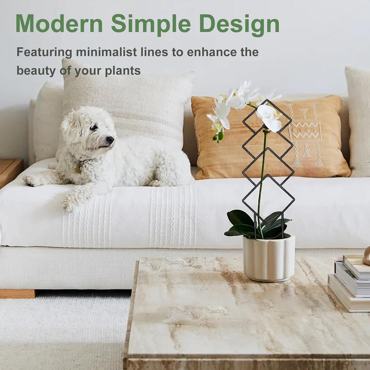 23in Plant Trellis for Climbing Plants Indoor, 4 Shapes