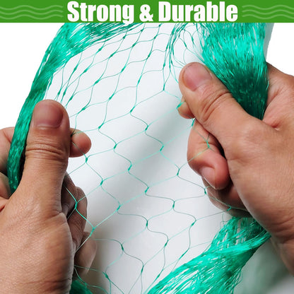 Bird Netting for Garden Protection Bird Fence Plant Netting Garden Garden Netting Mesh for Chicken Coop Deer Squirrels Poultry Protect Fruit Trees Vegetable 13x16.5ft