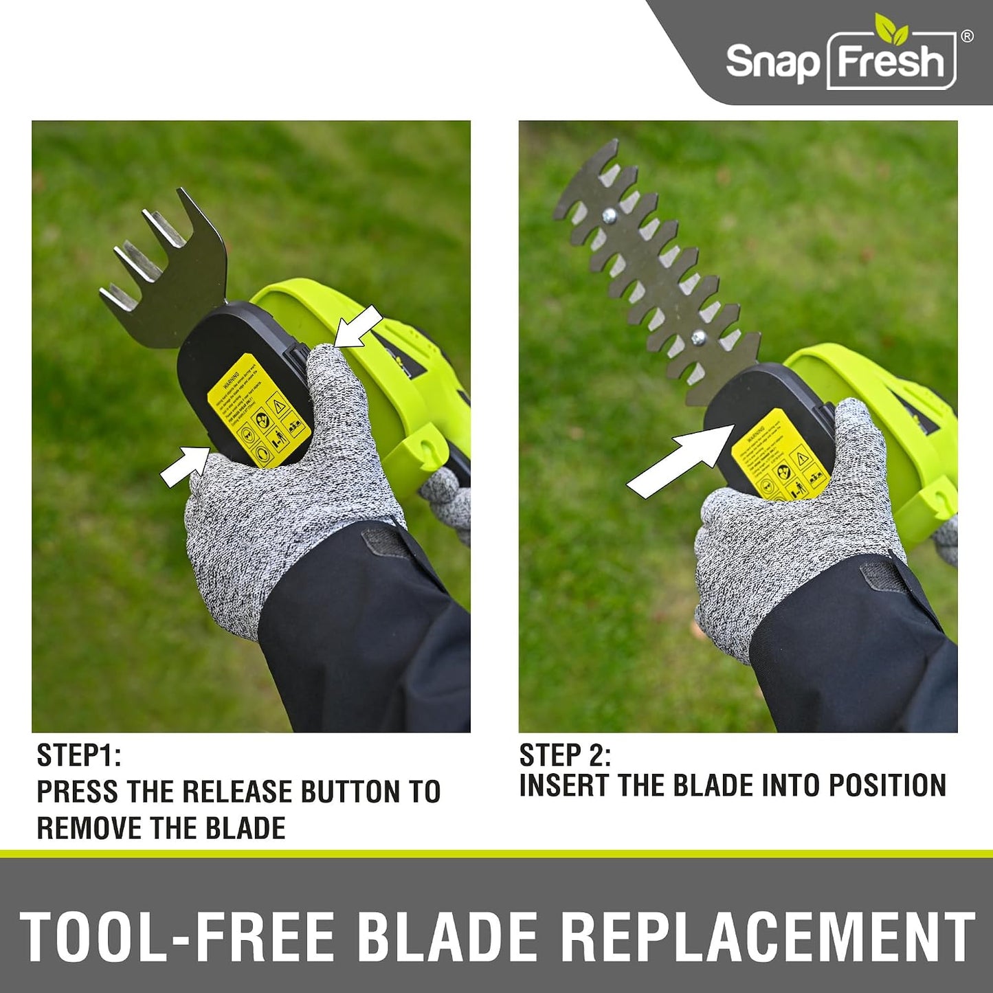 Cordless Grass Shear Bush Trimmer, 2 in 1 Handheld Hedge Trimmer, 7.2V Electric Grass Trimmers, Lightweight Shrubbery Trimmers Battery & Charger Included, Shrub Trimmer for Garden(Green)