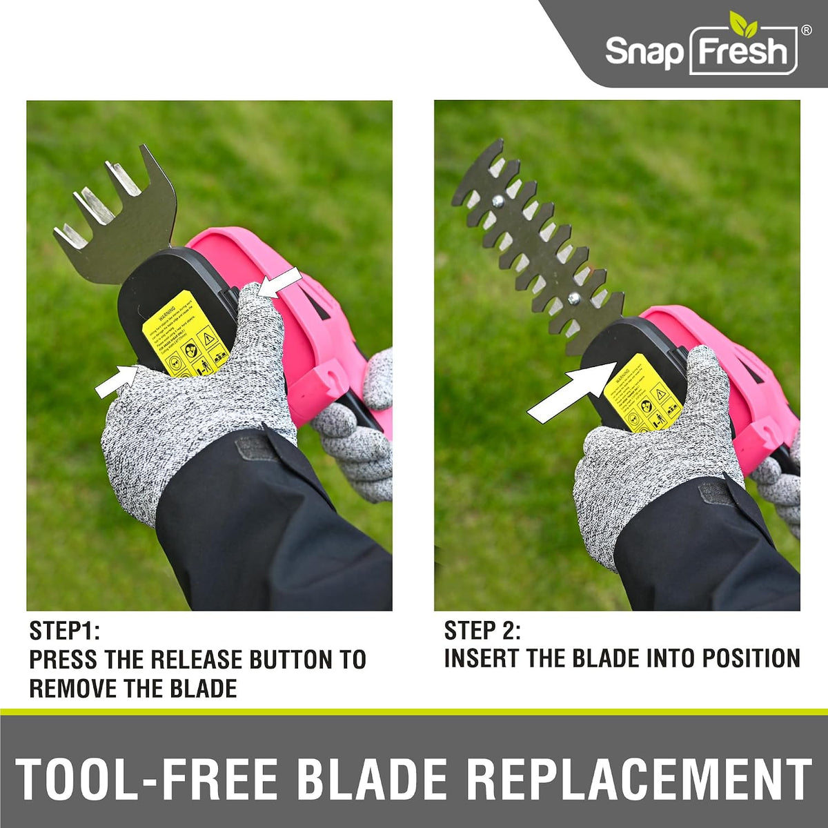 Cordless Grass Shear Bush Trimmer, 2 in 1 Handheld Hedge Trimmer, 7.2V Electric Grass Trimmers, Lightweight Shrubbery Trimmers Battery & Charger Included, Shrub Trimmer for Garden(Green)