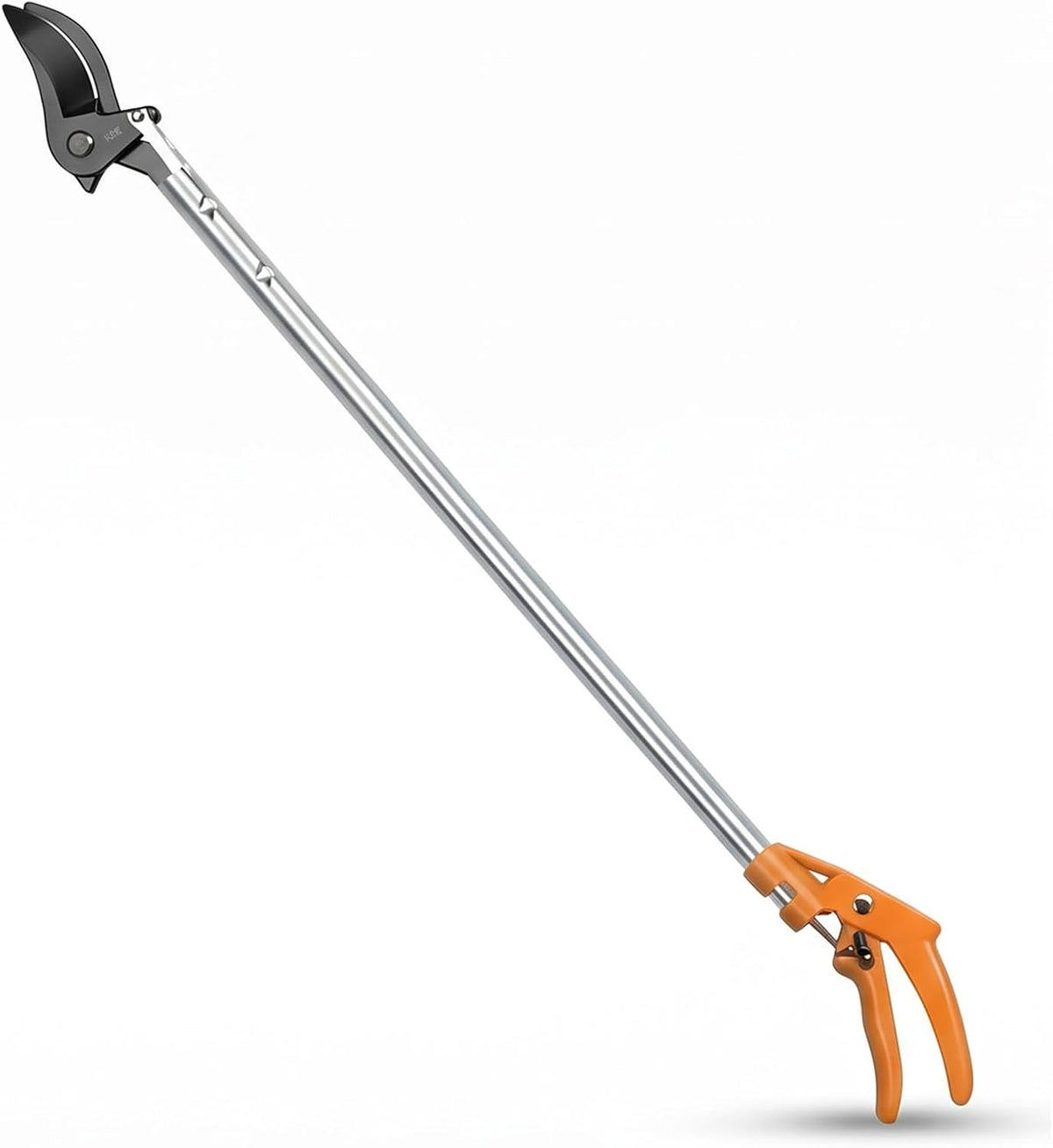 Telescopic Pole Pruner & Fruit Picker with Locking Adjustable Head