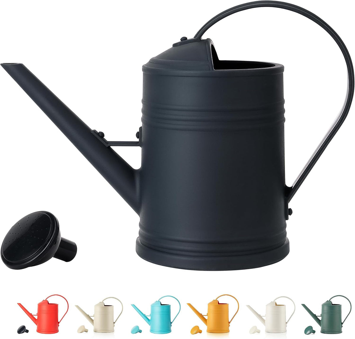 Watering Can for Indoor Plants, Flower Watering Can, Plastic Water Can for Plants with Sprinkler Head 68 oz, 1/2 Gallons