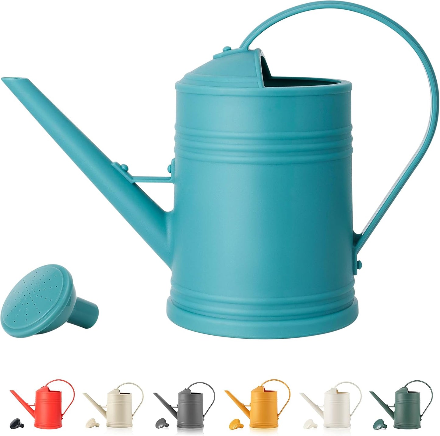 Watering Can for Indoor Plants, Flower Watering Can, Plastic Water Can for Plants with Sprinkler Head 68 oz, 1/2 Gallons