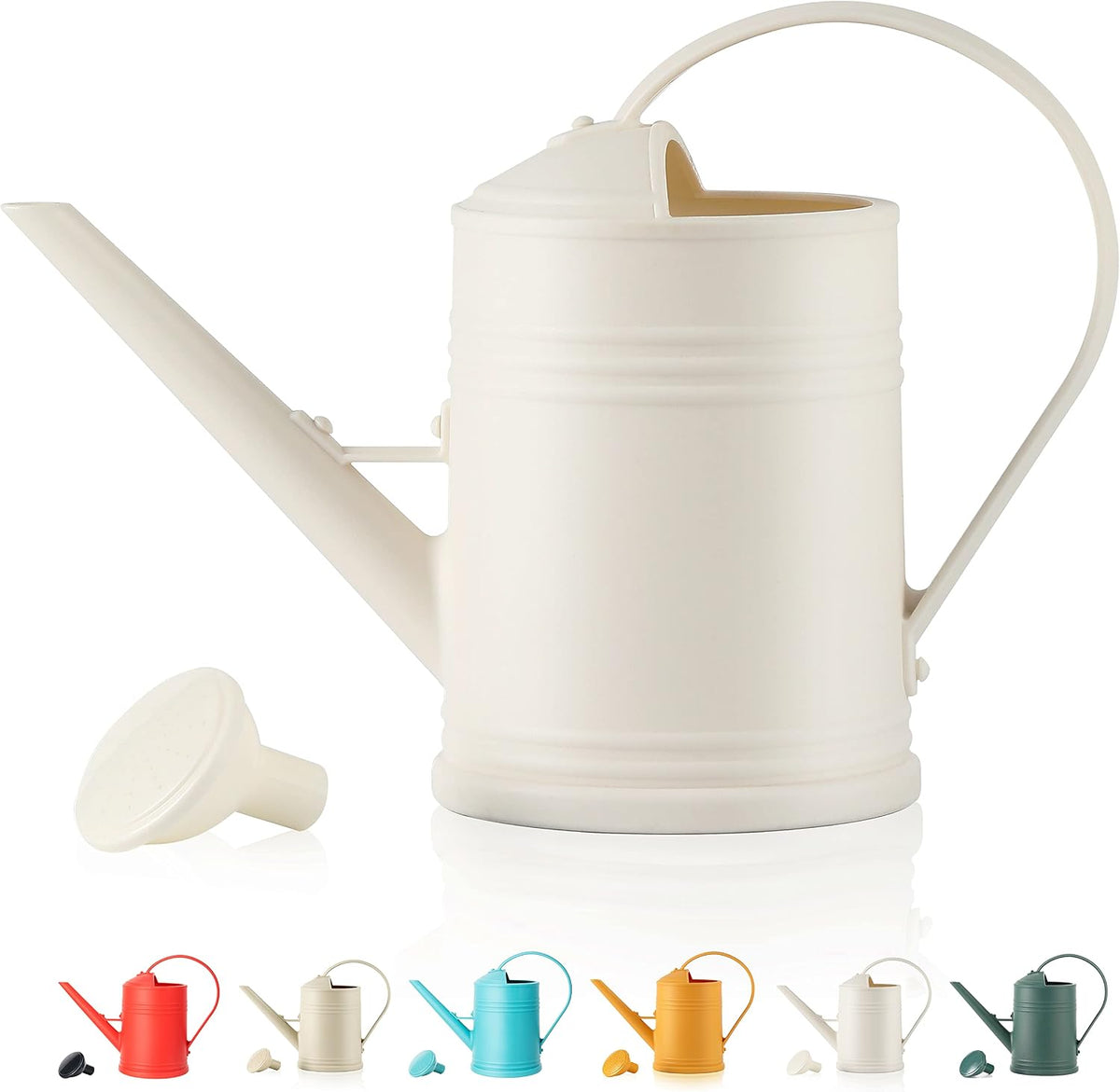 Watering Can for Indoor Plants, Flower Watering Can, Plastic Water Can for Plants with Sprinkler Head 68 oz, 1/2 Gallons