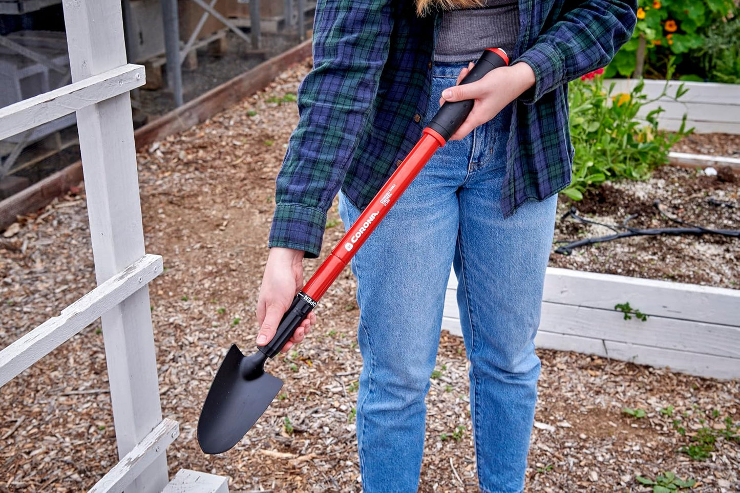 Extendable Handle Weeder for Raised Garden Beds – Adjustable 18"–32" Telescoping Garden Weeding Tool