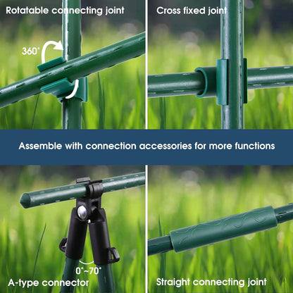 NANOPRETTY 6 FT Garden Stakes for Outdoor Plant Tree Stakes and Supports