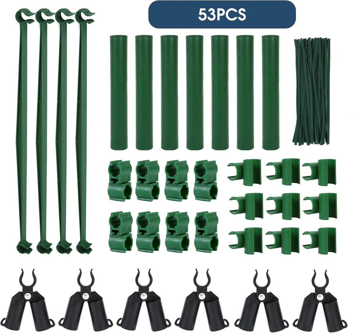 NANOPRETTY 6 FT Garden Stakes for Outdoor Plant Tree Stakes and Supports