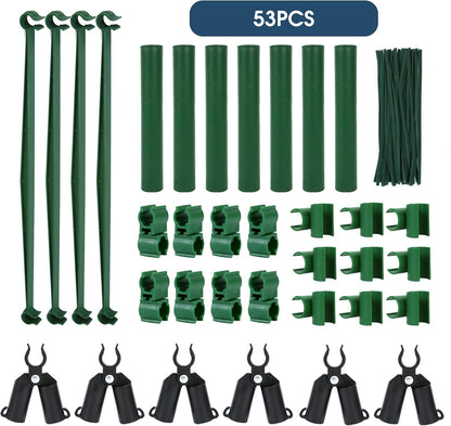 NANOPRETTY 6 FT Garden Stakes for Outdoor Plant Tree Stakes and Supports