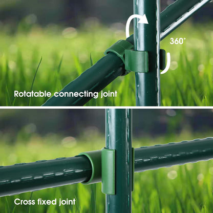 NANOPRETTY 6 FT Garden Stakes for Outdoor Plant Tree Stakes and Supports