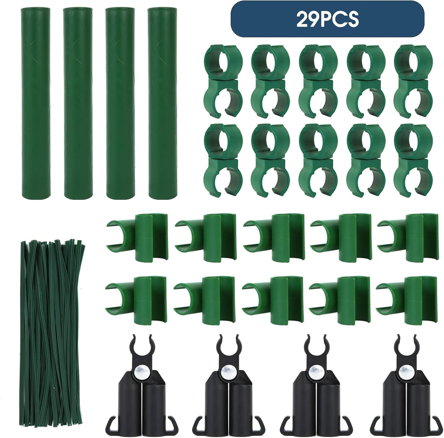 NANOPRETTY 6 FT Garden Stakes for Outdoor Plant Tree Stakes and Supports
