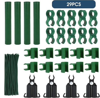 NANOPRETTY 6 FT Garden Stakes for Outdoor Plant Tree Stakes and Supports