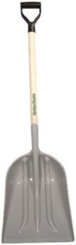 True Temper 2604300 Poly Scoop with Hardwood Handle & D-Grip
