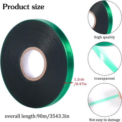 300Ft Plant Tape, 1/2" Stretch Garden Tie Tape Roll, Plant Ribbon