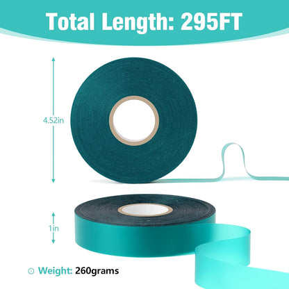 300Ft Plant Tape, 1/2" Stretch Garden Tie Tape Roll, Plant Ribbon