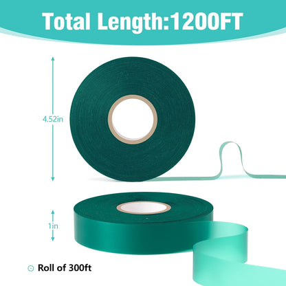 300Ft Plant Tape, 1/2" Stretch Garden Tie Tape Roll, Plant Ribbon