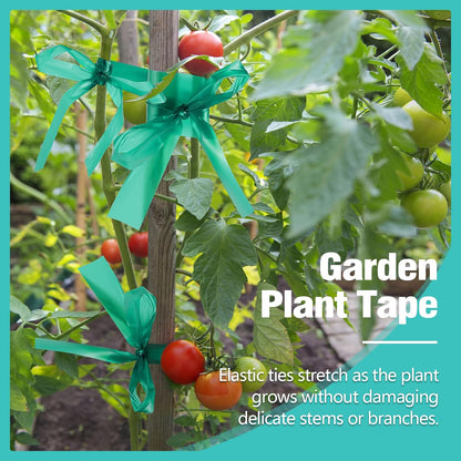 300Ft Plant Tape, 1/2" Stretch Garden Tie Tape Roll, Plant Ribbon