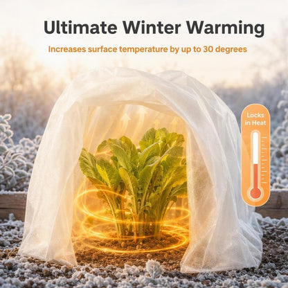 Plant Covers Freeze Protection 10 x 50 FT,0.9oz/yd² Frost Cloth