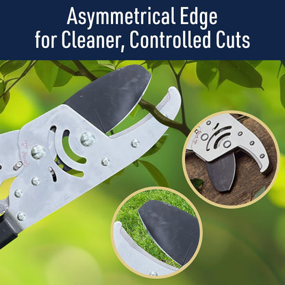 Anvil Lopper Replacement Blade - Large Coated Alloy Steel Blade for Double Ratcheting Anvil Loppers for Tree Trimming Heavy Duty Pruners - Gardening Tools