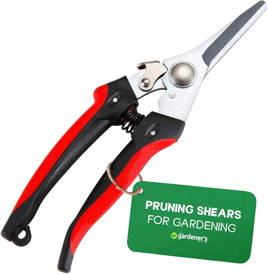 Pruning Snips, Lightweight and Small Shears For Light Gardening, Great for Deadheading Flowers and Cutting Light Wood Ergonomically Designed for Smaller Hands