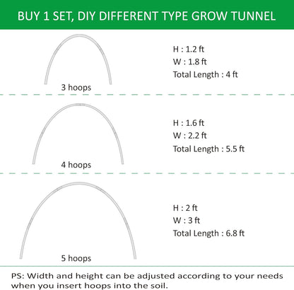 Garden Hoops for Raised Beds