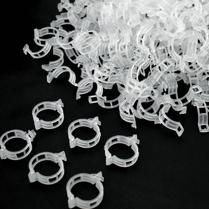 200 Pcs Plant Support Garden Clips, Tomato Clips, Crop Clips for Vine Vegetables, Fixing Tomato, Sweet Pepper, Eggplant, Makes Plants Grow Upright and Healthier