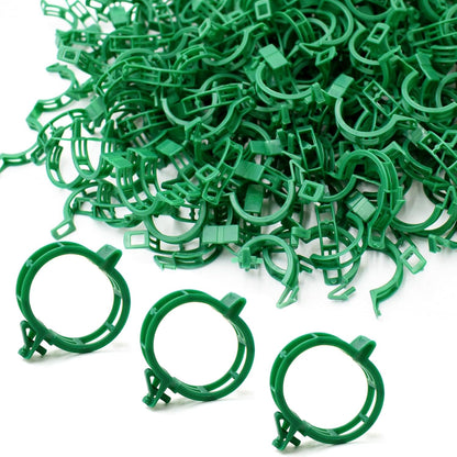 200 Pcs Plant Support Garden Clips, Tomato Clips, Crop Clips for Vine Vegetables, Fixing Tomato, Sweet Pepper, Eggplant, Makes Plants Grow Upright and Healthier