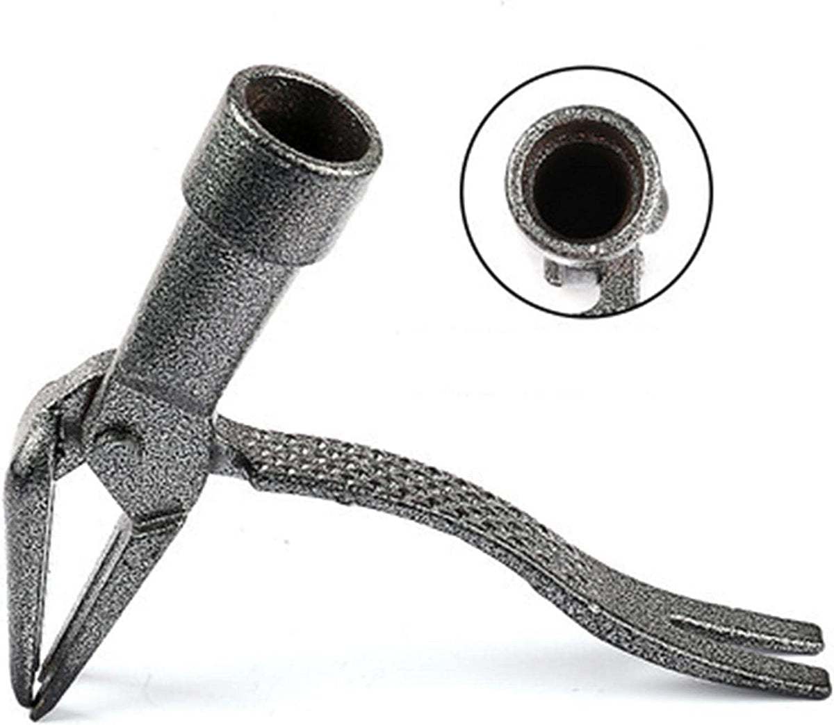 Heavy Duty Stand Up Weed Picker-Cast Iron Weed Removal Tool for Garden Handheld Weed Puller Without Bending Pulling, Kneeling -No Handle