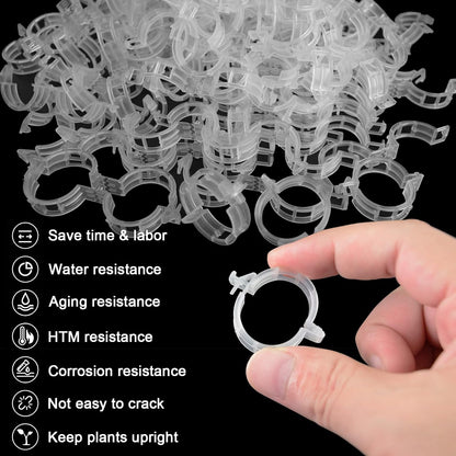 120 Pack Tomato Clips for Climbing Plants Garden Support Plant Trellis