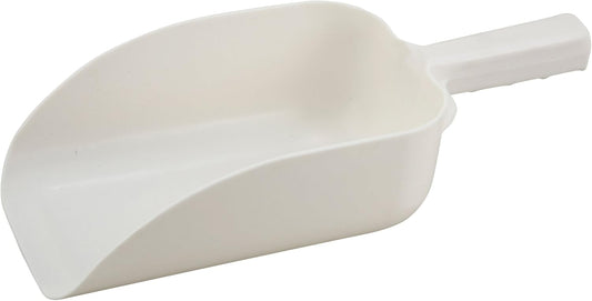 64 oz White Plastic Commercial Scoop