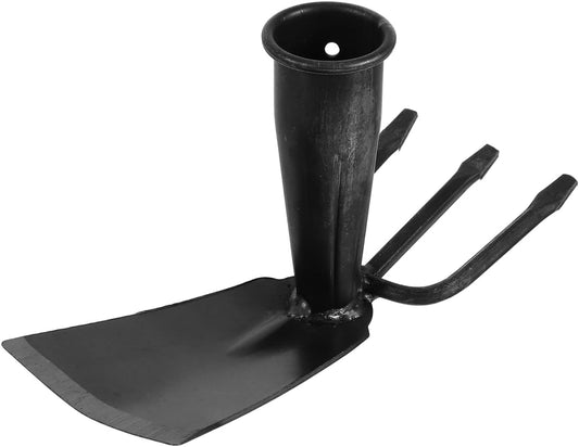 Gardening Hoe and Rake Replacement Dual Head Garden Tool for Weeding Digging Loosening Soil Planting Flowers and Vegetables 8.07 X 4.25 X 2.95 in 1 piece