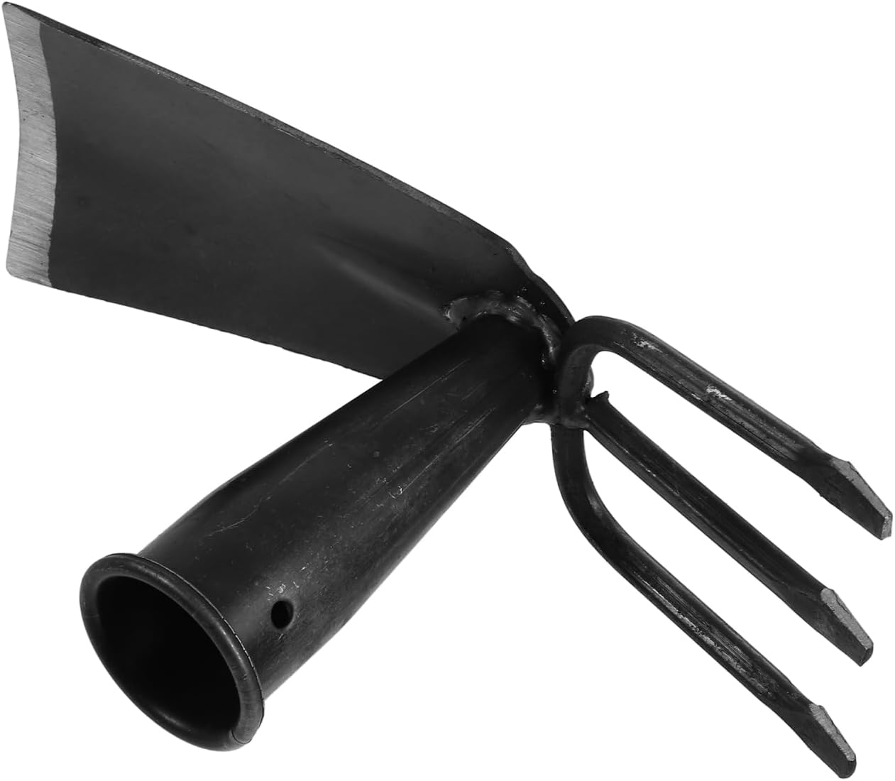 Gardening Hoe and Rake Replacement Dual Head Garden Tool for Weeding Digging Loosening Soil Planting Flowers and Vegetables 8.07 X 4.25 X 2.95 in 1 piece