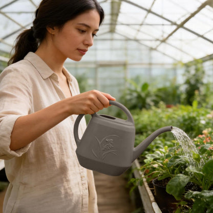 Plant Watering Can - 1 Gallon - Rose Red - with Long Spout for Indoor and Outdoor Plant Garden
