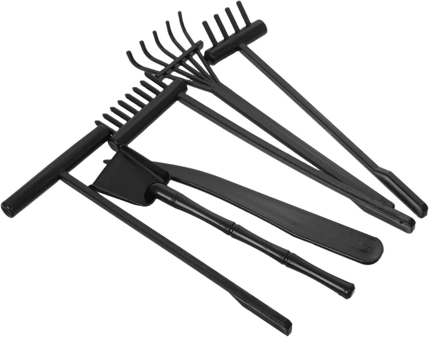 6pcs Mini Zen Garden Rake Set Sand Push Rake Tools for Meditation Table Desktop Decor Drawing Lines Waves Circles Mini Tools for Sand Tray