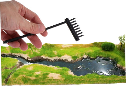 6pcs Mini Zen Garden Rake Set Sand Push Rake Tools for Meditation Table Desktop Decor Drawing Lines Waves Circles Mini Tools for Sand Tray