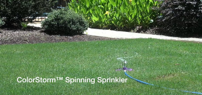 15073 ColorStorm Spinning Sprinkler, Yellow
