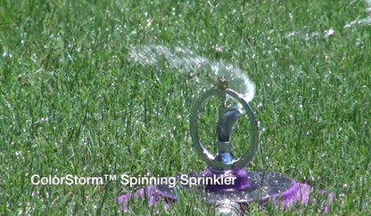 15073 ColorStorm Spinning Sprinkler, Yellow